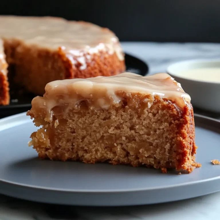 The Irresistible Charm of Glazed Applesauce Cake